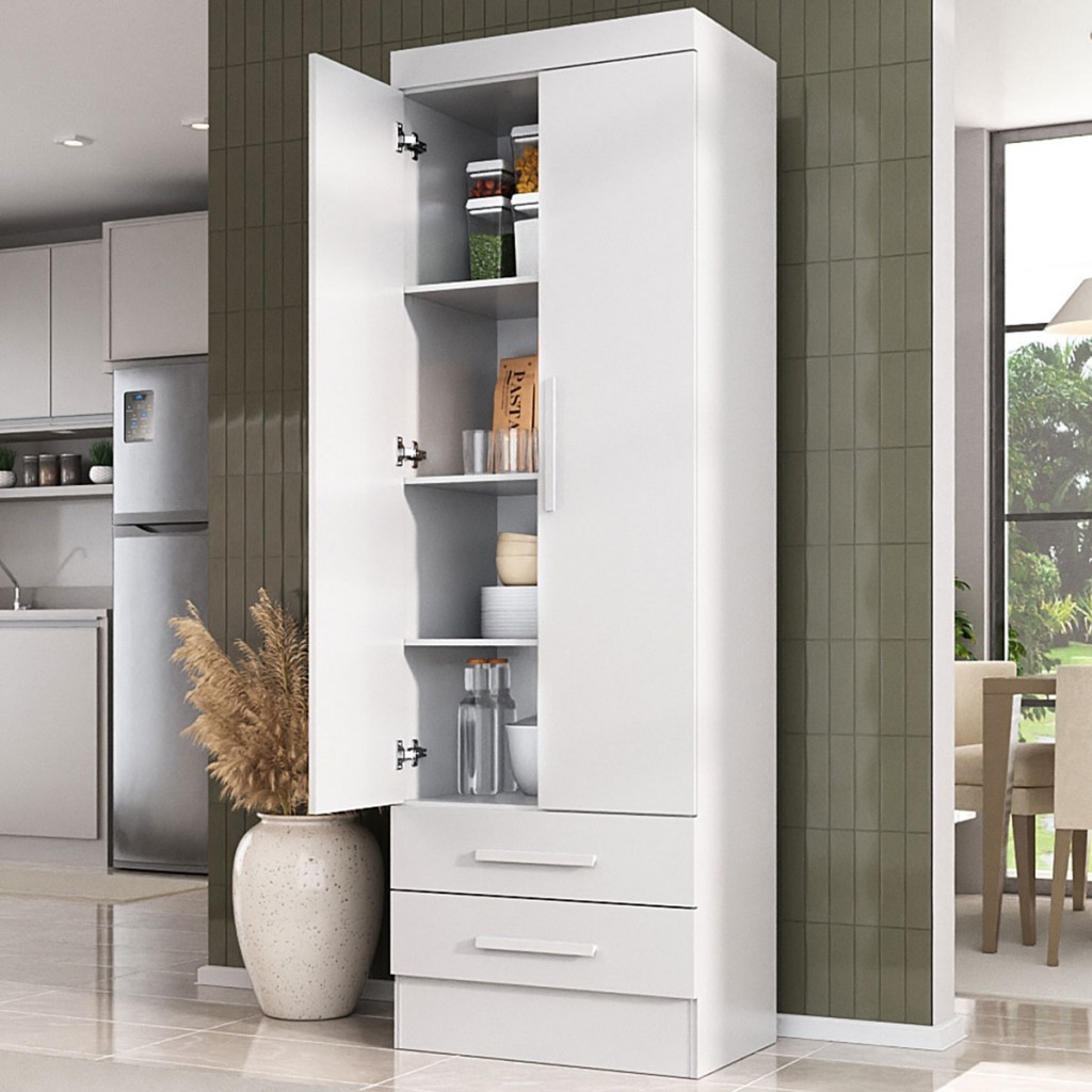 Armário de Cozinha Modulare 2 Portas 2 Gavetas - Panorama Móveis em Oferta na Shopee