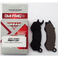 Pastilha De Freio Dianteira HONDA CG 160 CARGO FAN START TITAN – Diafrag DFP-20861