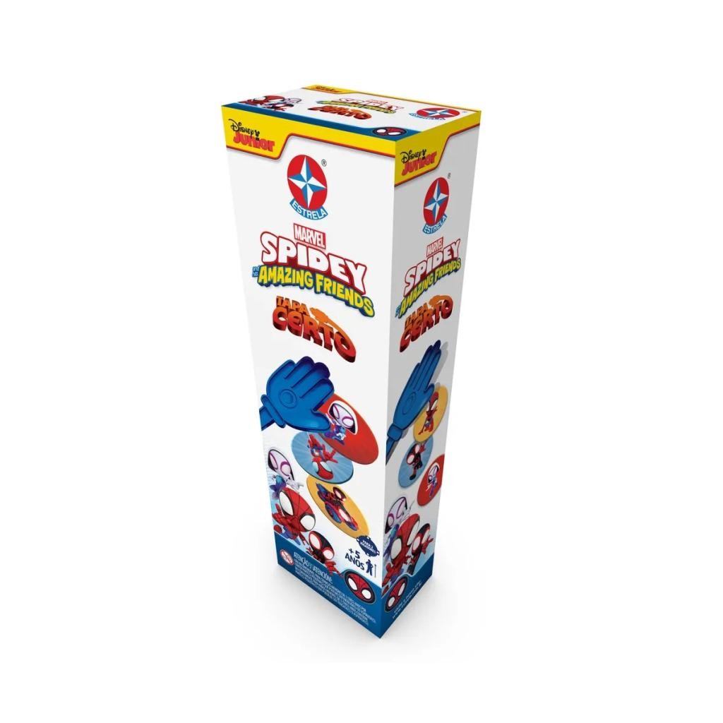 Jogo Tapa Certo Spiderman - Estrela 9200043 | Diversão em Família e Amizade para Crianças