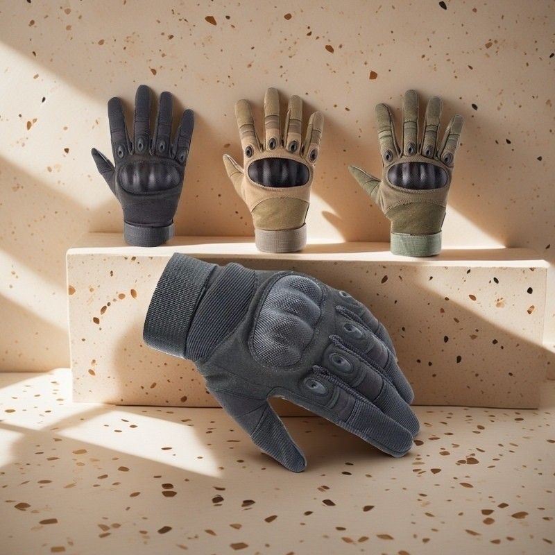 Luvas profissionais para esportes ao ar livre motociclistas Par De Luva Tática Dedo Para Motoqueiros Com Proteção em Oferta na Shopee