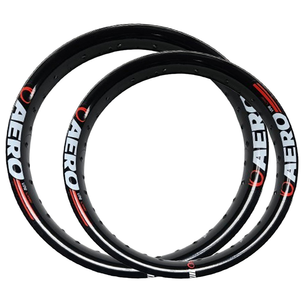 Par Aros em Alumínio Viper Aero Vpr Dianteiro e Traseiro Bros 125 150 160 Xre 190 Crosser 150 Preto Brilho
