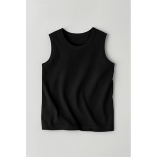 Camiseta Regata Infantil Algodão Básica Preto - 3 ao 14 em Oferta na Shopee