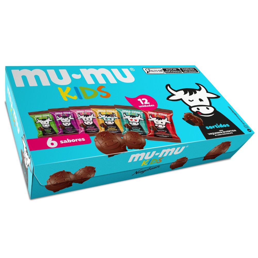 Caixa de Bombom Mu-Mu Kids Sortidos 12 Unidades - Food & Beverages