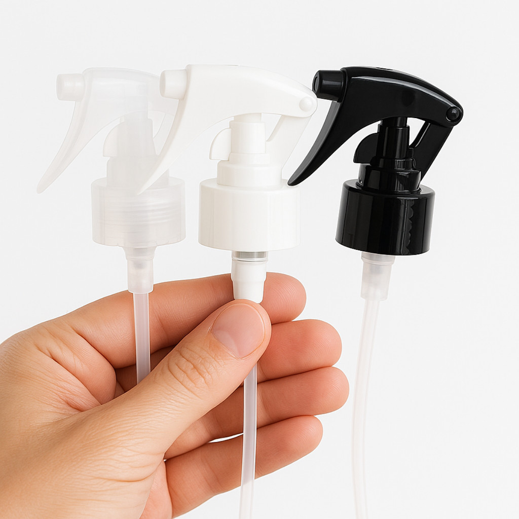 Kit Válvula Mini Trigger 28/410 Preto, Branco ou Transparente 50 e 100 Unidades em Oferta na Shopee