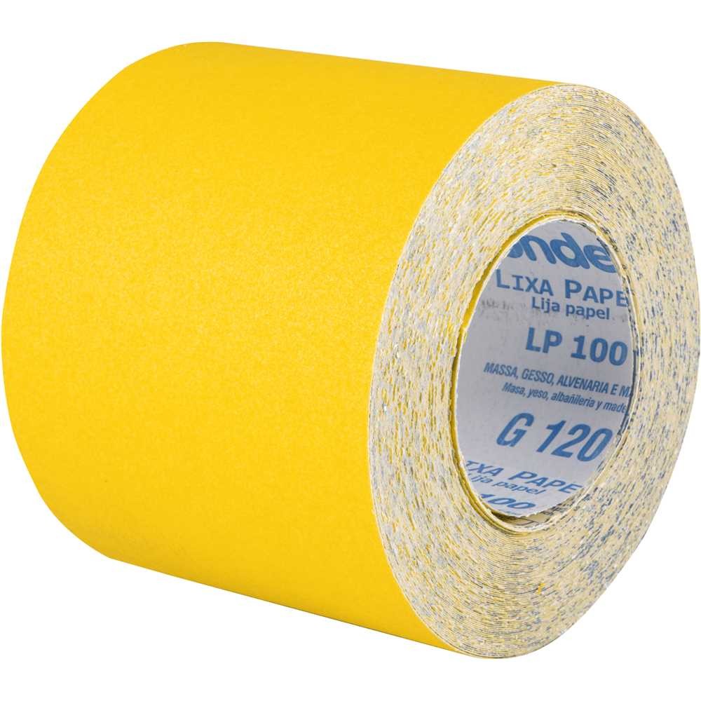 Lixa Costado De Papel Em Rolo 120mm x 25m G120 Vonder