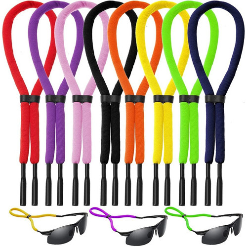 Kit 4 Unidades Cordão Flutua Jet Ski Cordinha Salva Óculos Esporte Aquático Natação Neoprene