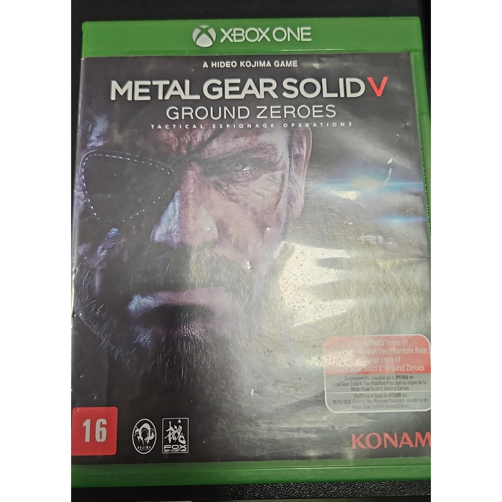 Metal Gear Solid V Ground Zeroes Xbox One