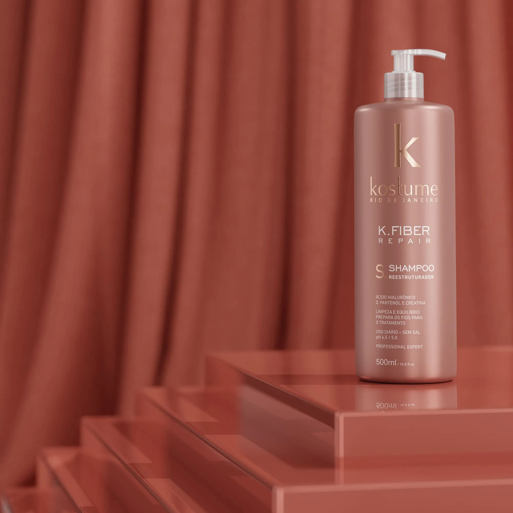 K.Fiber Repair - Shampoo Reestruturador - 500ml Kostume