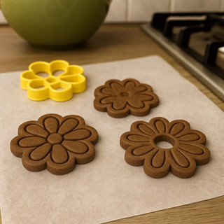 Kit Cortador Confeitaria Flores Biscoito Bolacha Doceria Criativa Jardim Temática Decorativa Formatos Variados Molde em Oferta na Shopee