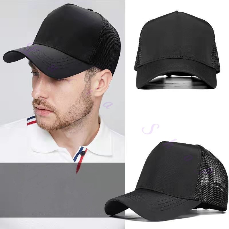 Boné Liso Preto Com Redinha Telinha Tela Aba Curva em Oferta na Shopee