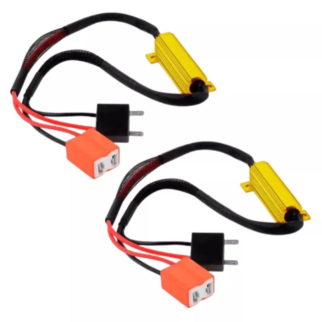 KIT 2 RESISTOR CANCELLER H7 50W 6RJ P/ LED CAMBUS UNIVERSAL em Oferta na Shopee