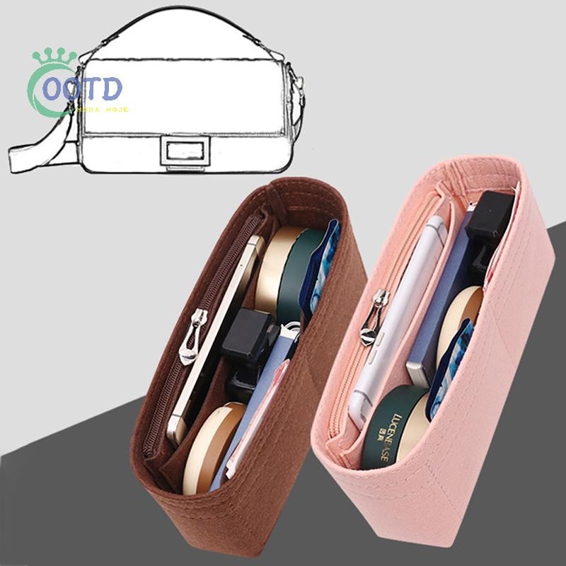 Moda Hoje 1 Peça Organizador De Bolsa De Feltro , Organizadores De Maquiagem , Forro Perfeito Para Bolsas Femininas De M
