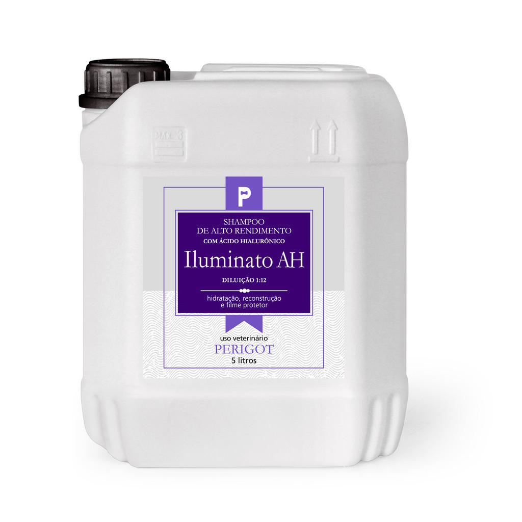 SHAMPOO ÁCIDO HIALURÔNICO DELUX ILUMINATO 5L PERIGOT CÃES 1:12