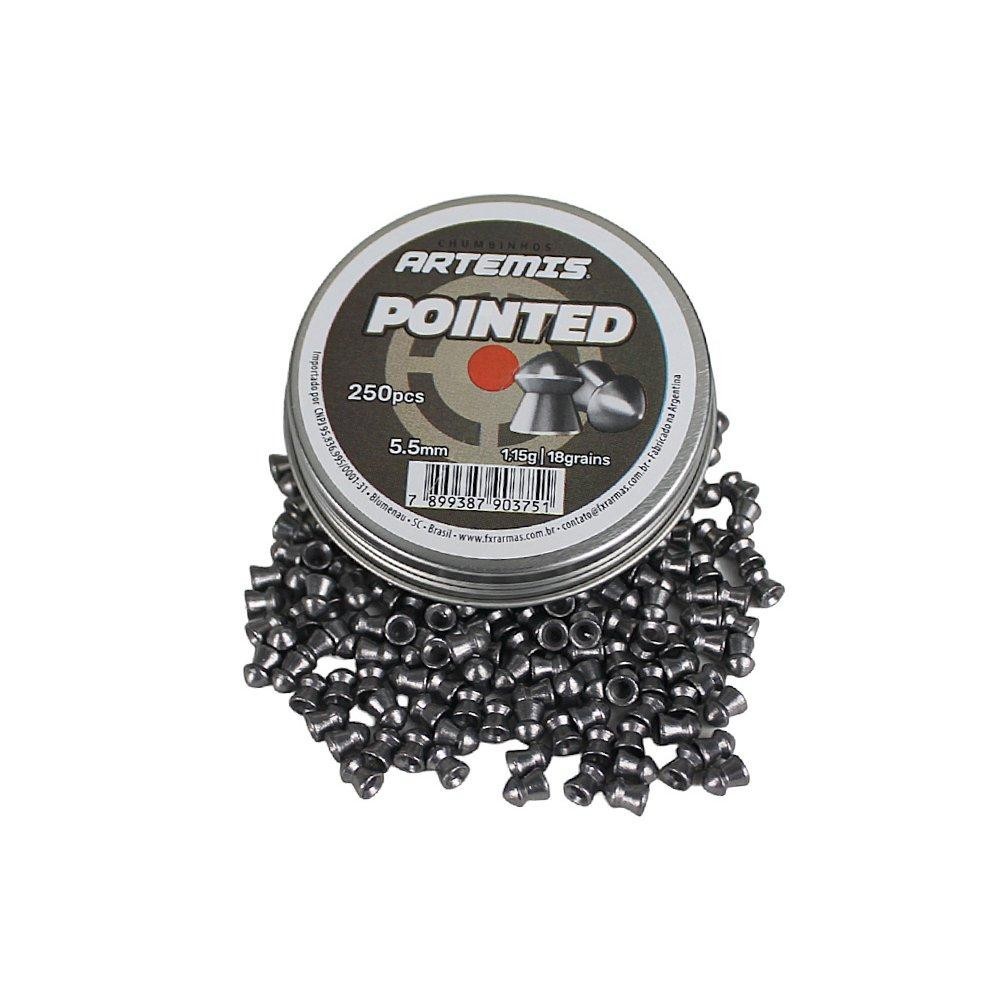 Chumbinho Profissional Artemis Pointed 5,5 Longa Distancia em Oferta na Shopee