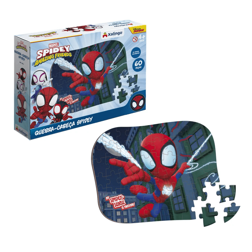 Jogo Spidey Quebra Cabeça Infantil Brinquedo Montessori em Oferta na Shopee