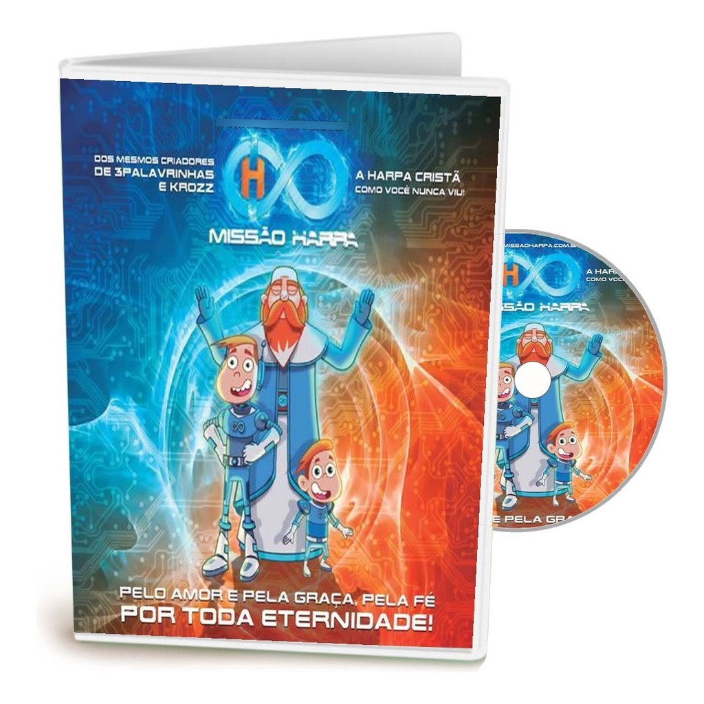 Dvd Missão Harpa - Cristão Infantil