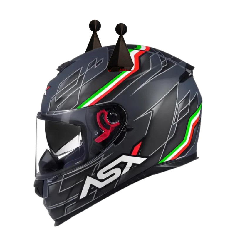 2 Pcs Capacete Da Motocicleta Chifre ENFEITE Acessórios De Decoração Headwear chifrinho Malvadão Orelha Coroa Shrek Asa