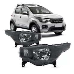Farol Dianteiro Mobi Máscara Negra 2016 2017 2018 19 à 2024