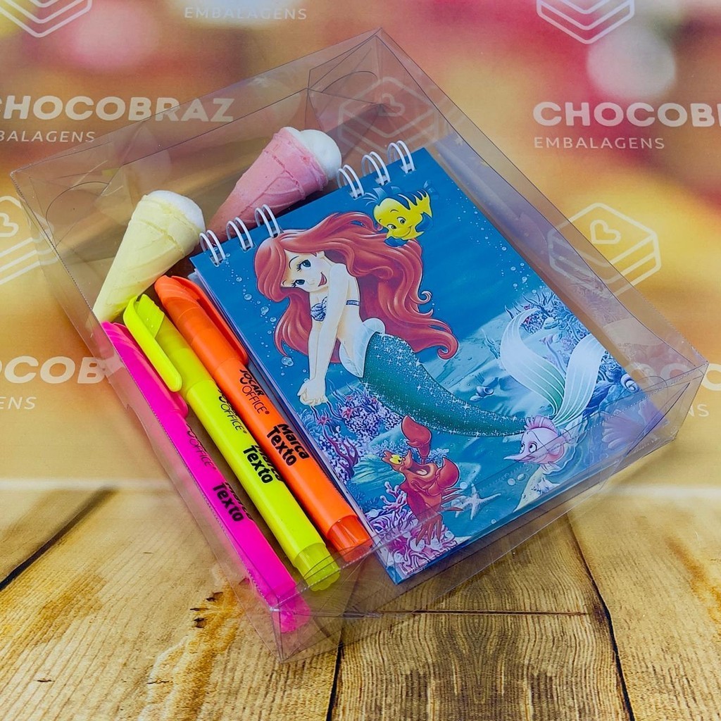 10 CAIXA EM ACETATO (20 DOCES) 4x20x16 ID5036  (IDEIA) ESSENCIAL