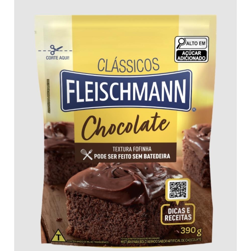 Fleischmann Mistura Para Bolo Chocolate 390G