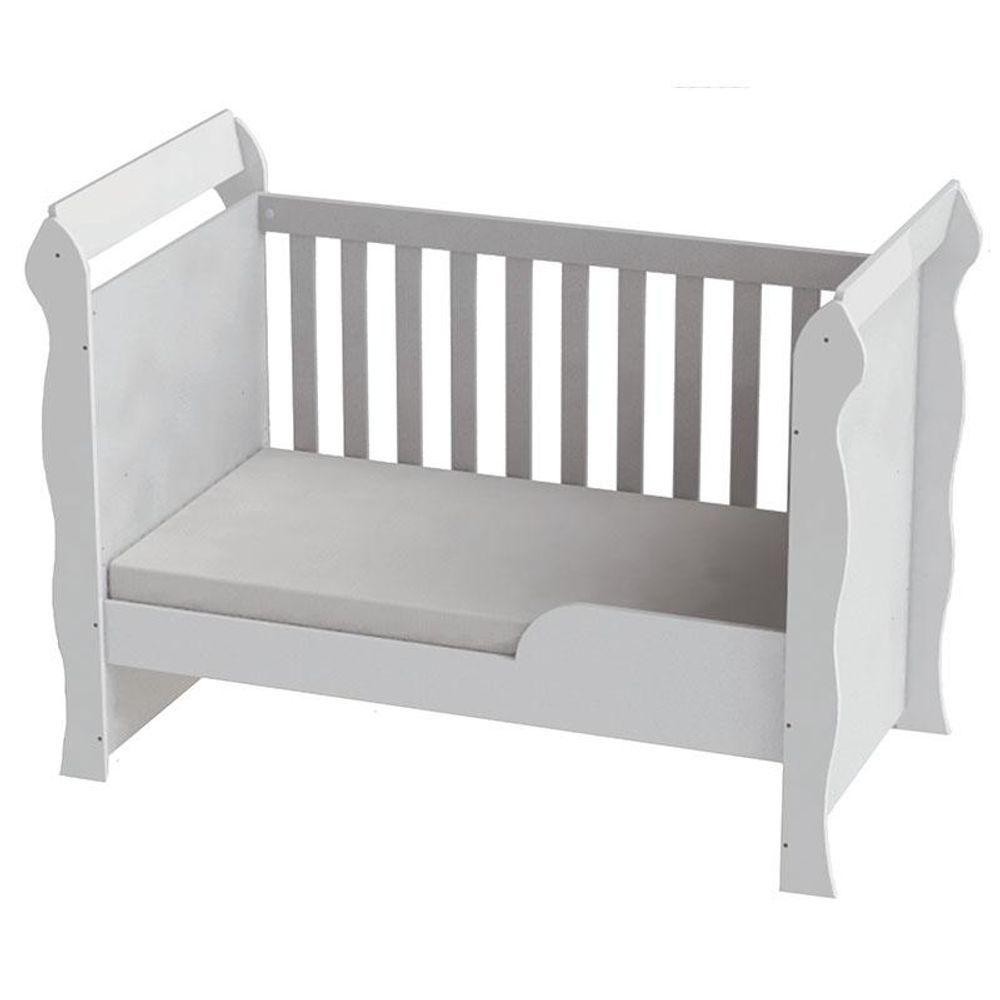 Detalhes do Quarto De Bebê Ariel 4 Portas Com Berço Americano Mirelle Branco Brilho - Carolina