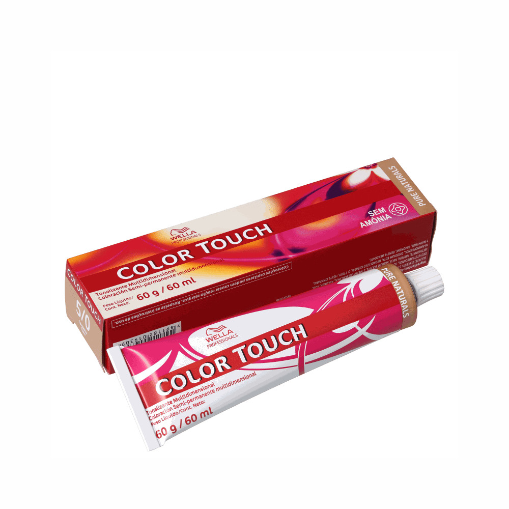 Wella Color Touch 5/0 Castanho Claro - Tonalizante 60g
