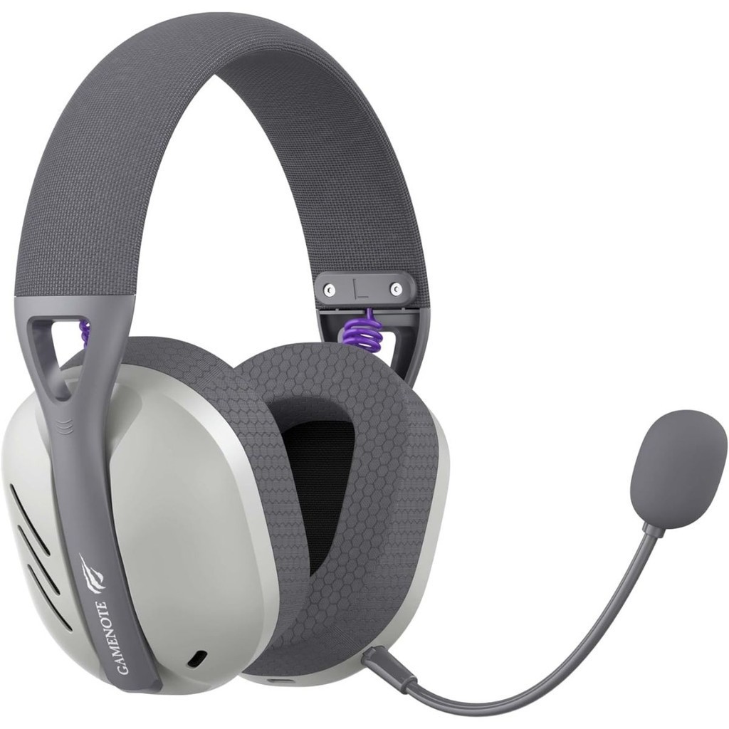 Headset Gamer Sem Fio Havit Fuxi H3 Bluetooth e USB Wireless Cinza