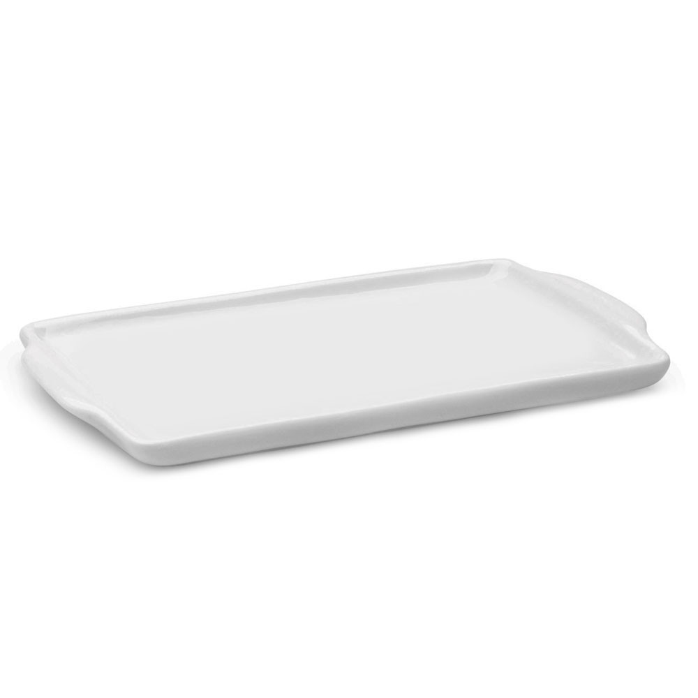 Bandeja Retangular Porcelana Pequena 20,5X12 Cm em Oferta na Shopee