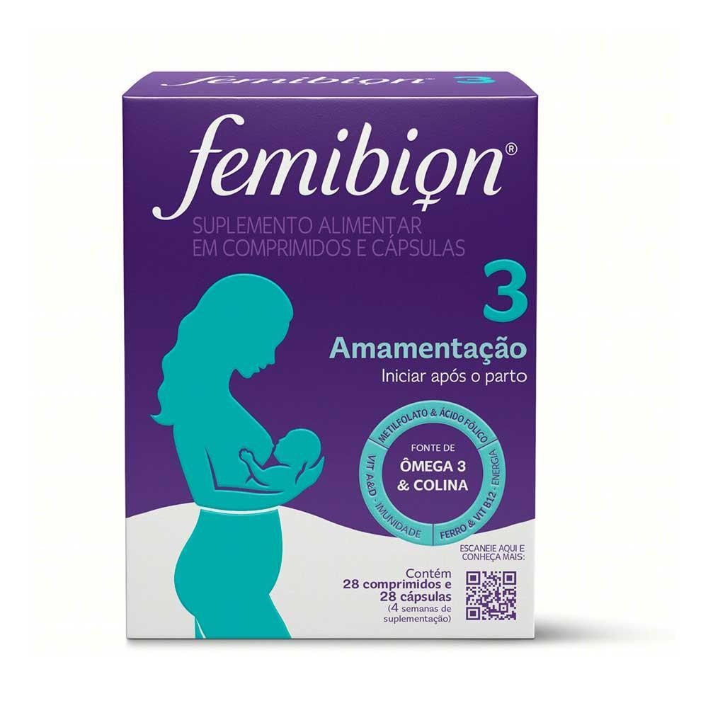 FEMIBION 3 COM 28 COMPRIMIDOS + 28 CÁPSULAS