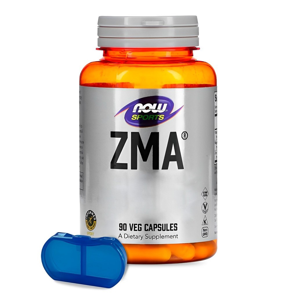 ZMA Zinco Magnésio 800mg Now Foods 90 Caps + Porta Cápsulas em Oferta na Shopee