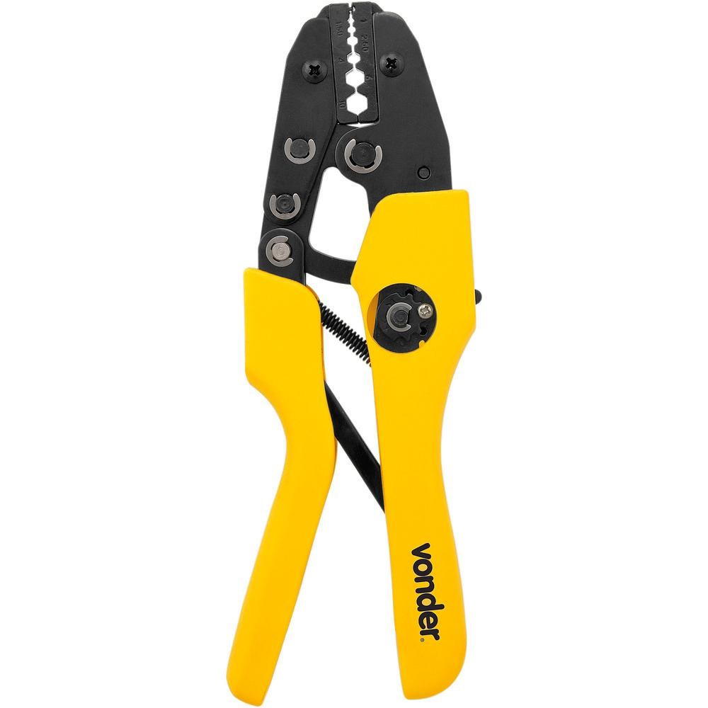 Alicate Prensa Terminal Ap051 Com Catraca 0,5mm² à 10mm² Par Vonder em Oferta na Shopee
