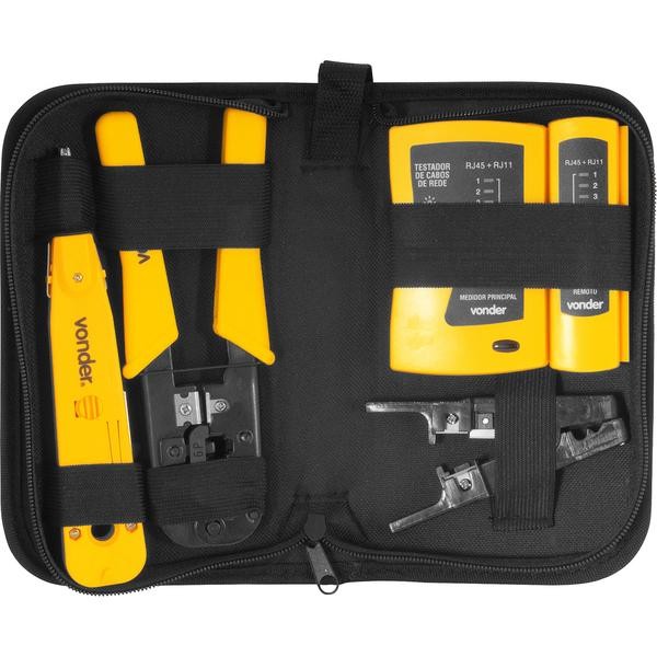 Jogo Testador Cabo de Rede Com Acessórios Vonder em Oferta na Shopee