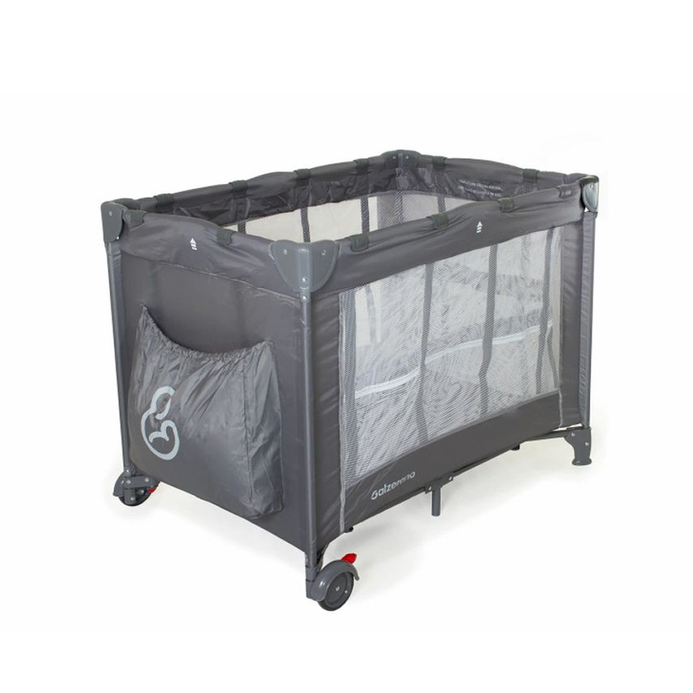 Berço Portátil Galzerano Triton Desmontável com Mosquiteiro Grafite em Oferta na Shopee