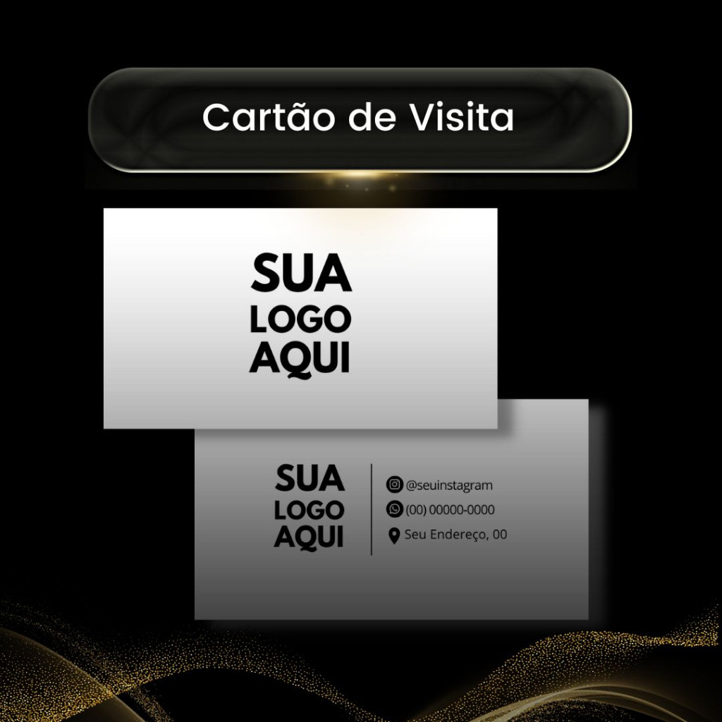 Cartão De Visita Para Lojas Empresas Cartãozinho Personalizado Com A Sua Logo 8cmX4cm