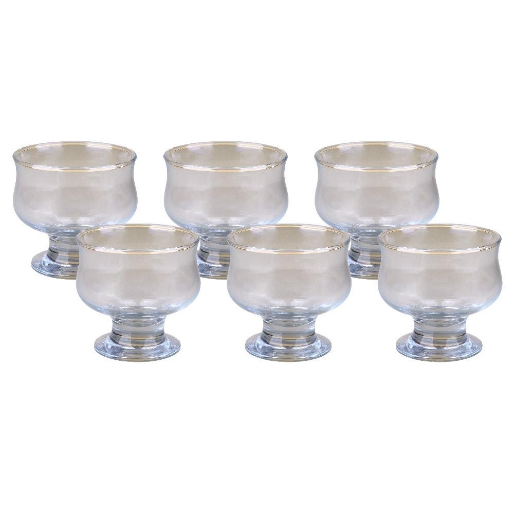 Detalhes do Conjunto 6 Taças de Sobremesa 260ml Cherry Cazza