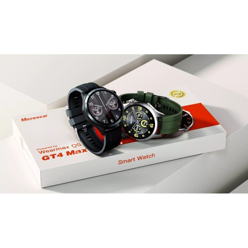 Smartwatch GT4 MAX Relógio Inteligente Microwear Chamada Bluetooth Reconhec de Gestos AI C...