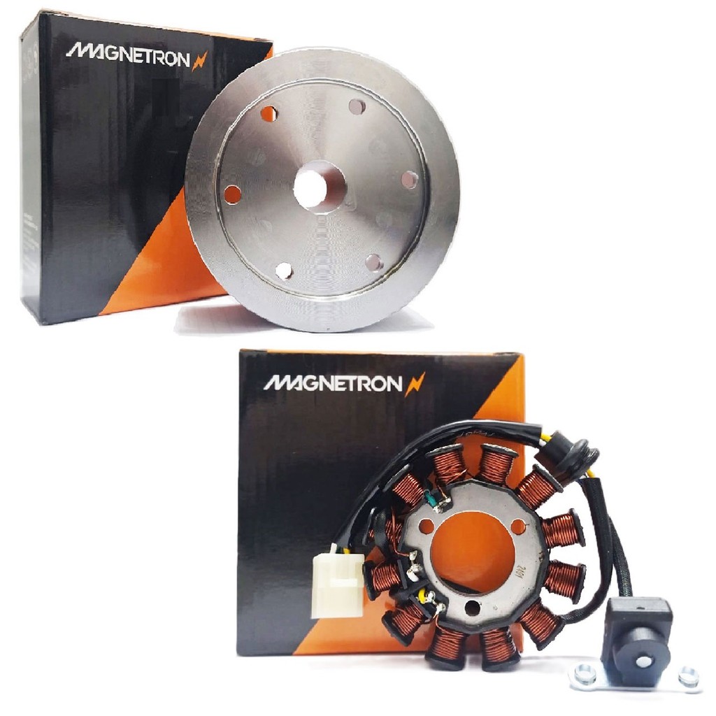 Kit Estator + Volante Cg 125 Fan Es 2009-2015 / Nxr 125 Bros Es 2013-2015 Magnetron em Oferta na Shopee