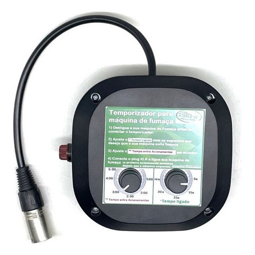 Acionador Botão Controle Timmer Elitenet Fog Machine Smoke Nevoeiro Bivolt Fogger 3pins Pins Tempor