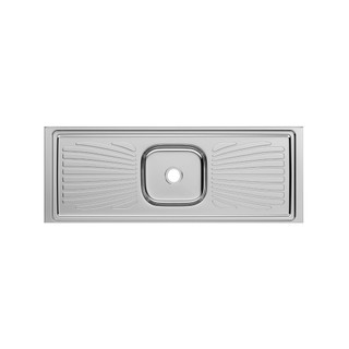 Pia para Cozinha Monobloco Inox 140x53cm Forminox Aço Inox em Oferta na Shopee