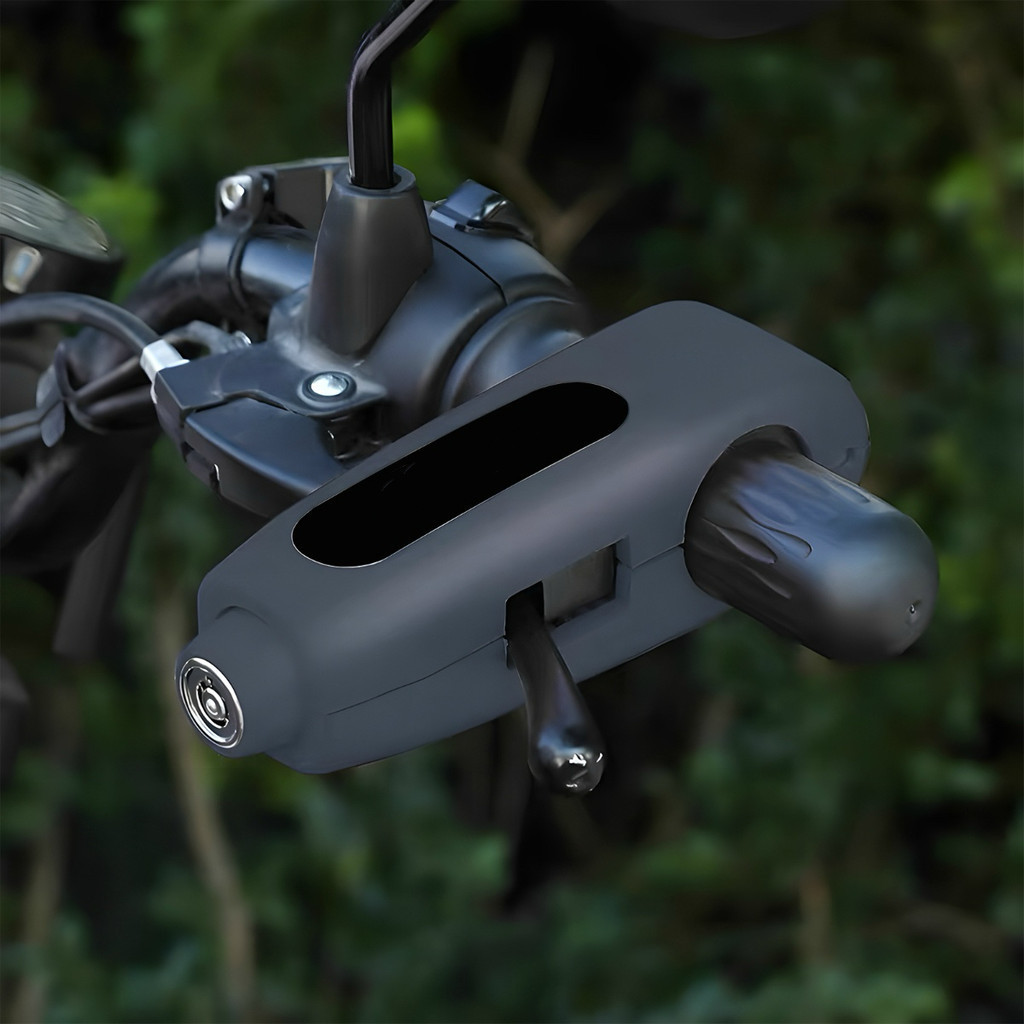 Trava De Seguranca Liga de Aluminio Anti-Roubo Para Guidao De Moto   jorge em Oferta na Shopee