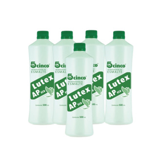 Kit C/ 5 Lutex Acetona Removedor de Esmalte 500ml