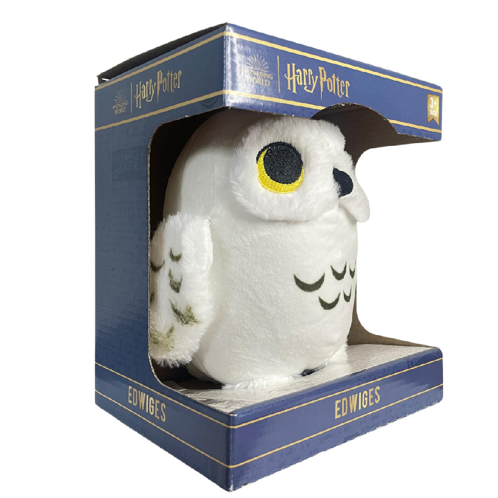 Pelúcia Coruja Edwiges Harry Potter Licenciada Warner Bros Colecionável Splash Toys — imagem 2 de 2