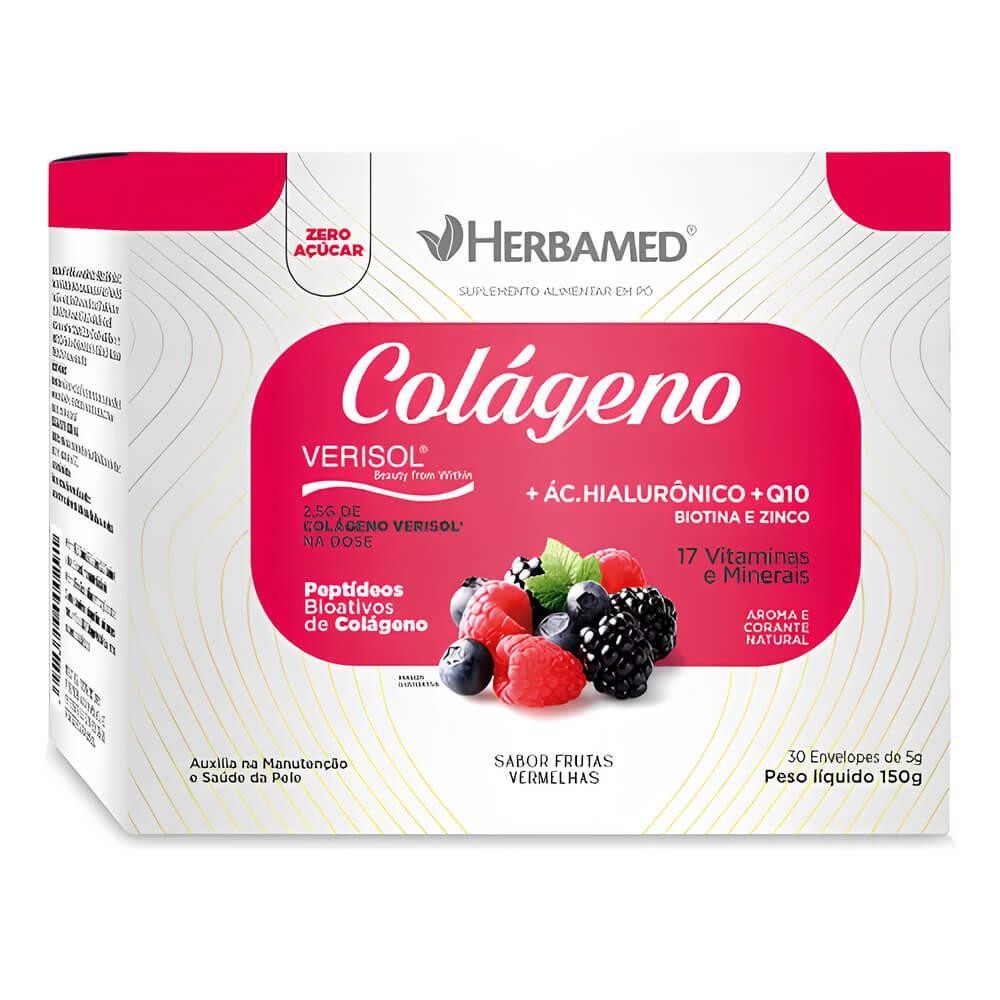 COLÁGENO VERISOL FRUTAS VERMELHAS 5G COM 30 SACHÊS em Oferta na Shopee