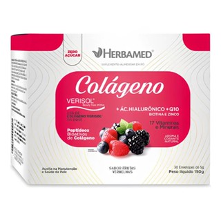 COLÁGENO VERISOL FRUTAS VERMELHAS 5G COM 30 SACHÊS em Oferta na Shopee