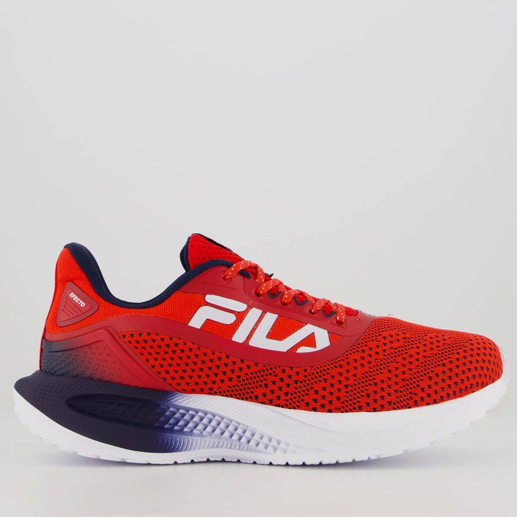 Tênis Fila Efecto Vermelho e Marinho - Sports & Outdoors