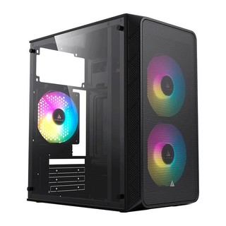 Gabinete Gamer Acegeek Aviator, Mini-Tower, Lateral de Acrilico, Com 2 Fans, Preto AG-AVIATOR-BK-I2F em Oferta na Shopee