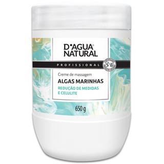 Creme de Massagem Dagua Natural Algas Marinhas 650g Redução de Medidas e Celulite em Oferta na Shopee
