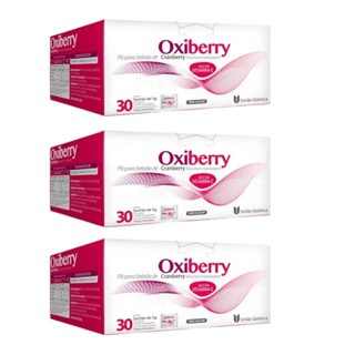 Kit Oxiberry De Cranberry Com 3Un De 30 Sachês De 5g Cada em Oferta na Shopee