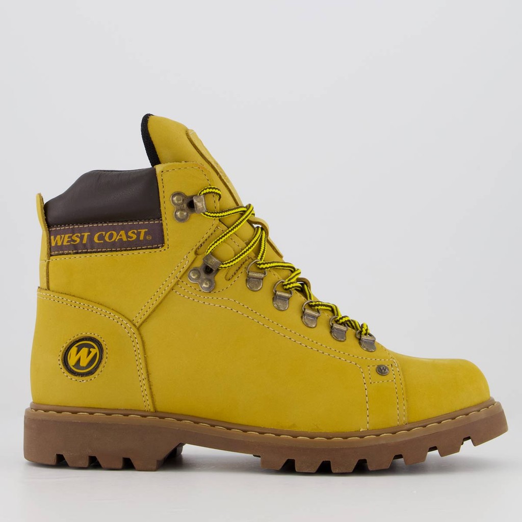 Bota West Coast Worker Classic Caramelo em Oferta na Shopee