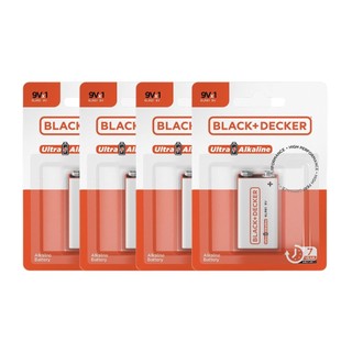 Kit 4 Baterias Pilha Alcalina 9V 6LR61 Rádio Black+Decker em Oferta na Shopee